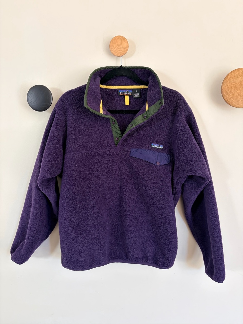 Patagonia synchilla snap sz S
